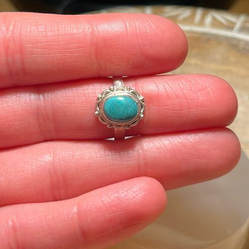 Sterling Silver Turquoise Stone 925  Ring