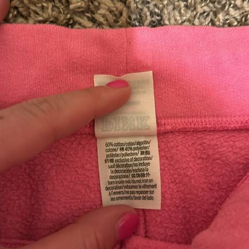 PINK - Victoria's Secret PINK Victoria’s Secret Jogger Sweatpants Large Pink