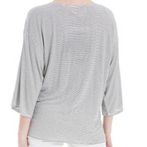 Max Studio  Womens Mini-Stripe Jersey Knit T-Shirt