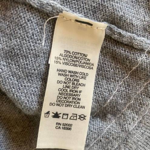 DKNY Jeans SZ XS grey lightweight open cardigan cover up