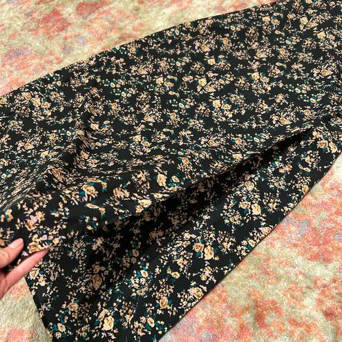 Forever 21 Floral Midi Skirt 