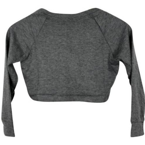 American Apparel Grey Raglan Crop Sweater