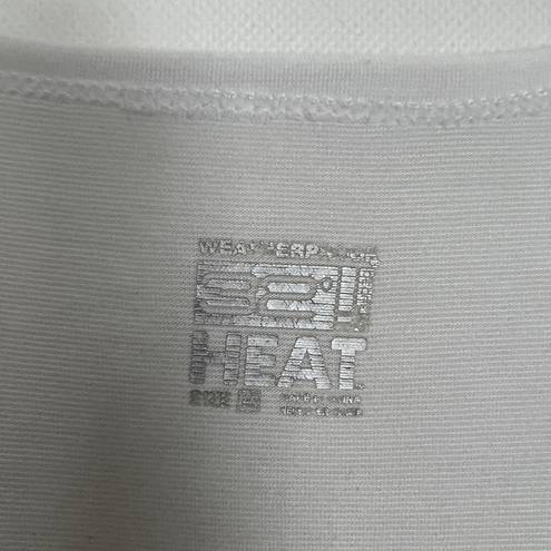 32 Degrees Heat 32 Heat Activewear Long Sleeve White Top Size Medium