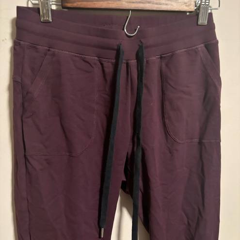 Zyia  Active Unwind Joggers Plum Maroon- Size XS