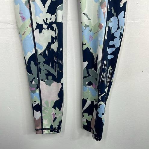 Sweaty Betty  Super Sculpt 7/8 Length Floral Print Leggings size 6