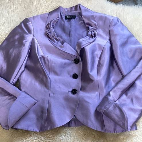 Adrianna Papell Lavender elegant blouse size 8