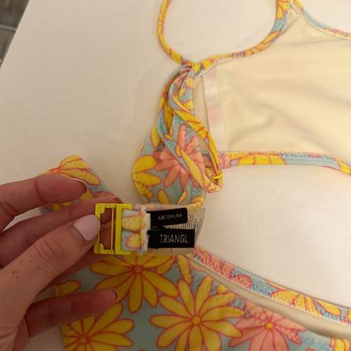 Triangl floral bikini size medium