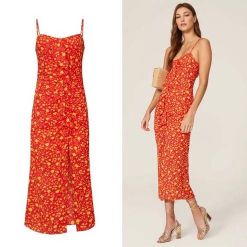 Likely Red Floral Maxi Dress - Size 6