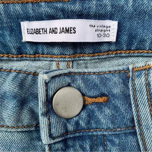 Elizabeth and James The Vintage Straight High Rise Medium Wash Jean Size 10 | 30