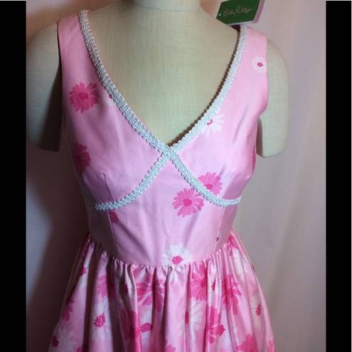 Lilly Pulitzer NWT $358  Pink Annette Dress Sz 4