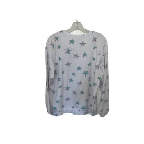 Ny&co D &  Active Womens Long Sleeve White With Stars Size Small