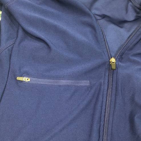 Gottex  athletic jacket zippered size small blue