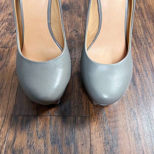 L.A.M.B. . • Carefree platform heels stiletto Taupe leather Gwen Stefani