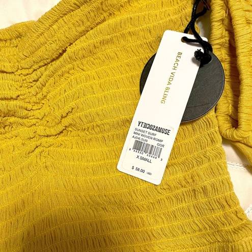 Revolve NEW  YELLOW TOP XS