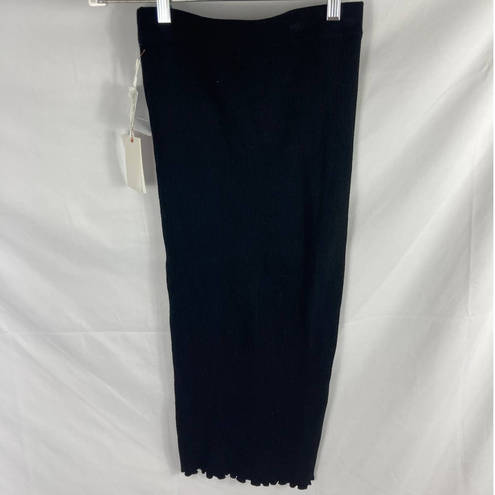 Good American NWT  Ribbed Midi Fitted Skirt size 0 / xs