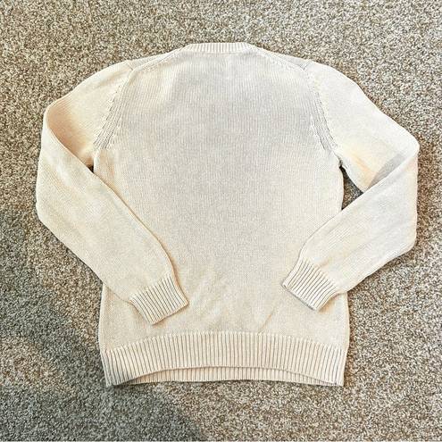 Cabin creek Cream Knit Sweater Size Petite Small PS