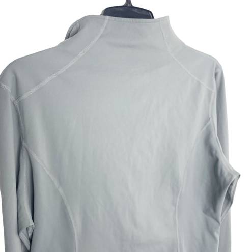 Zyia  Active Pocket 1/2 Zip Pullover Gray Yoga Athleisure Polyester size XXXL e