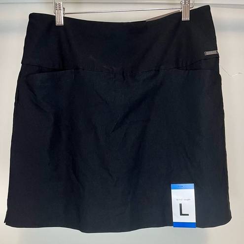 Krass&co NWT- S.C. & . Women's 360 Degrees Tummy Control Skirt Black, Large