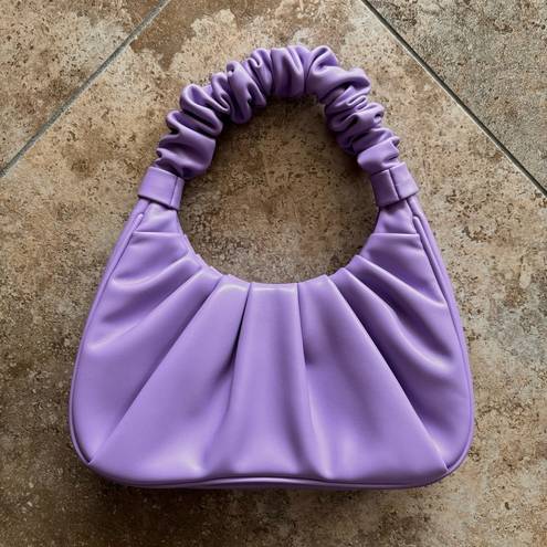 JW Pei Gabbi Ruched Hobo Handbag in Purple