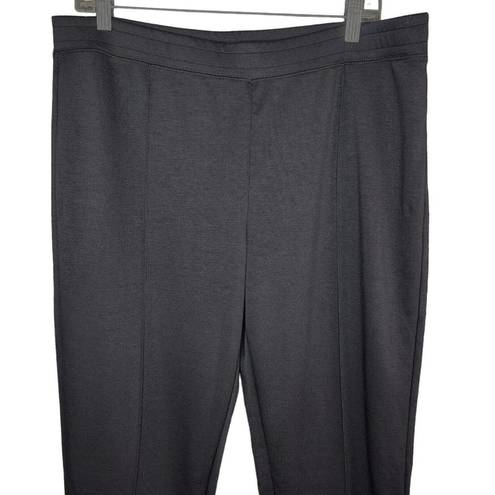 Isaac Mizrahi  Live! SOHO Solid Jogger Pull-On Pockets Pitch Black Large NWOT