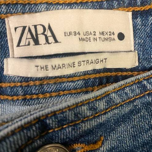 ZARA  Marine Straight Jean 2