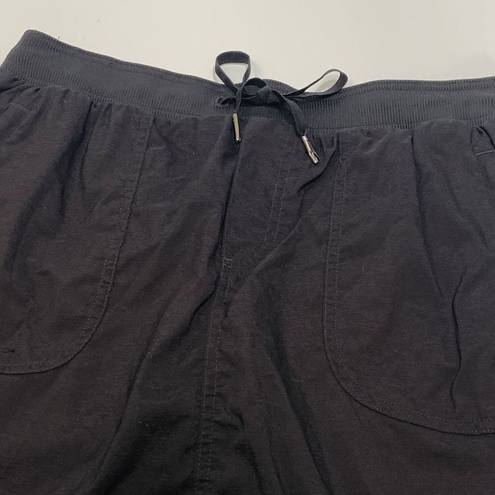 L.L.Bean  Women's Stretch Pocket Skirt Athletic Casual Active Skort Black Medium