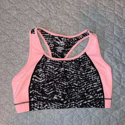 Torrid  Active Sports Bra Orange Black Work Out Bra Plus Size 1 athletic Yogo gym