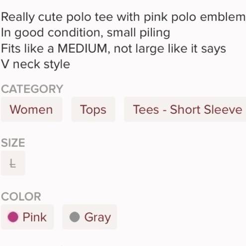 U.S. Polo Assn. Gray Polo T-shirt