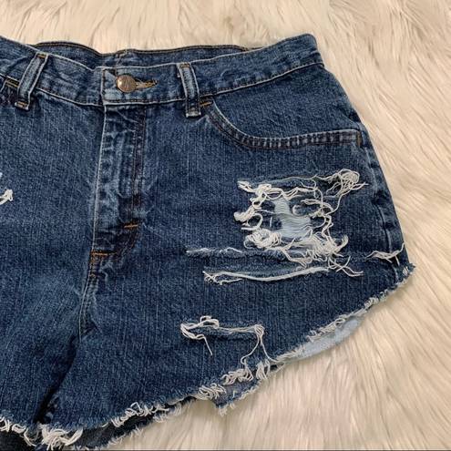 Riders By Lee  High Rise Cut Off Jean Shorts