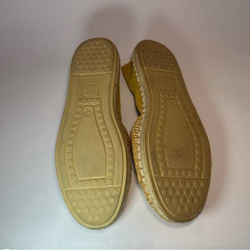 Miz Mooz  Ochre Cindy Leather D'Orsay Flat Yellow Size 41 or US 10