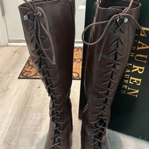 Ralph Lauren Lauren  Martina Wide Calf boots  size 7B