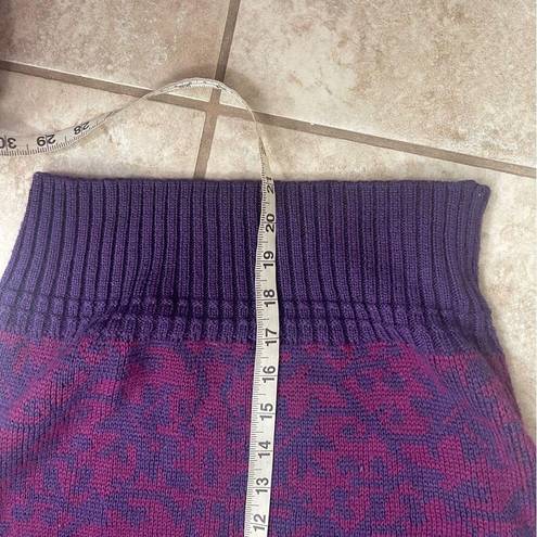 Purple Snow Vtg Demetre Womens Medium Wool acrylic blend Ski Sweater    Hong Kong