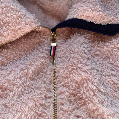 Tommy Hilfiger  Pink Sherpa Fleece Jacket Small