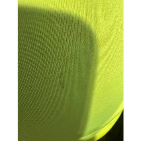 FILA Neon yellow  V-neck shirt