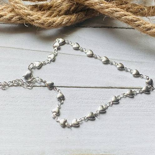 Stainless Steel Hearts Anklet Bracelet