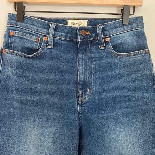 Madewell The Tall High-Rise Slim Boyjean Twyford Wash 26T Blue High Rise Tapered