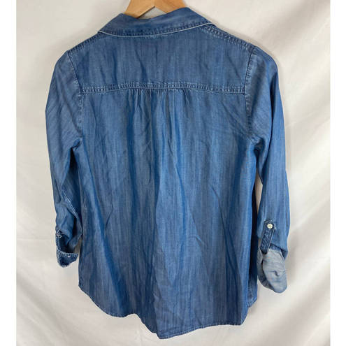 Joie SOFT  Chambray Button Down Shirt Size XS