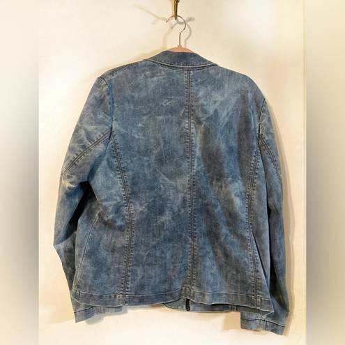 Coldwater Creek Bleached Jean Jacket