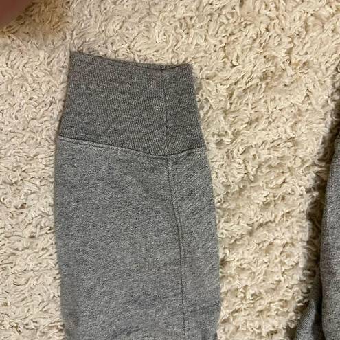 Madewell  100% cotton front zip sweatpants joggers size s