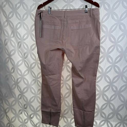 White House | Black Market  Skimmer Mid-Rise Cargo Straight Jean Size 14 NWOT