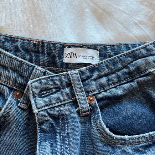 ZARA  High Waist Straight leg jeans