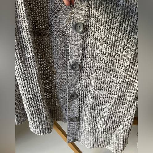 Quiksilver  womens grey knit cardigan