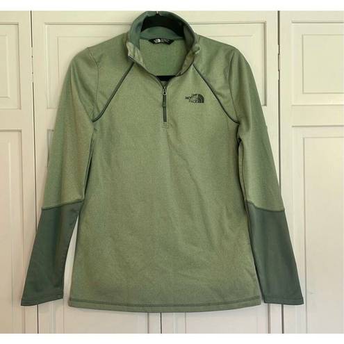 The North Face  green 100 Cinder quarter zip pullover sweater M