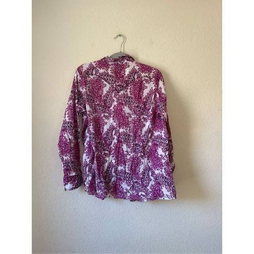 Ariat  button front western floral paisley shirt size x