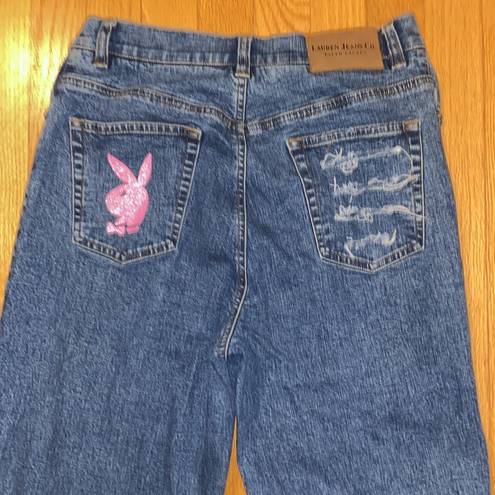 Krass&co Vintage Lauren Jeans . Ralph Lauren Playboy Bunny High Waist Straight Jeans …