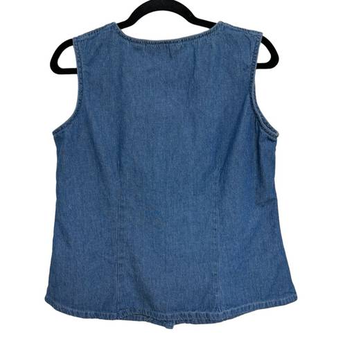 American Vintage Vintage Women’s Tower Sport Denim Vest - Size 14