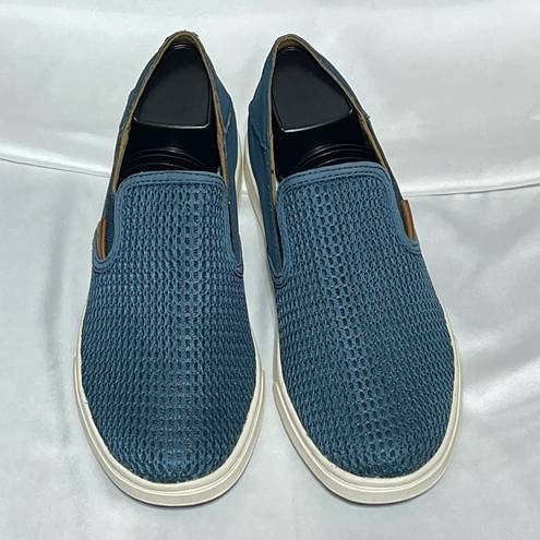 Olukai  Pehuea Womens 20271 Blue Breathable Mesh Slip On Sneakers Casual Size 7