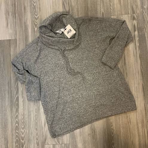 Jack by BB Dakota NWT  grey cowel neck pullover size XS