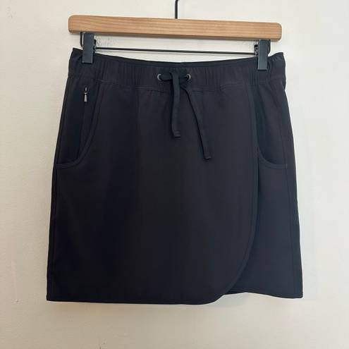 Patagonia - Fleetwith Skort Black Activewear Skirt Wrap Front