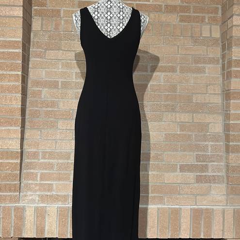 Karen Kane  Black Knit Maxi Dress Size Medium